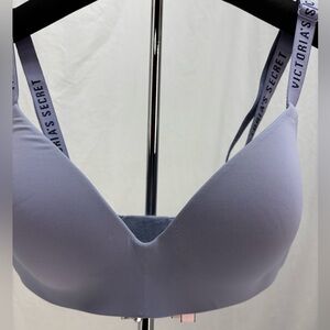 Victoria’s Secret Periwinkle Logo Strap‎ Bra 34D Convertible Smooth
